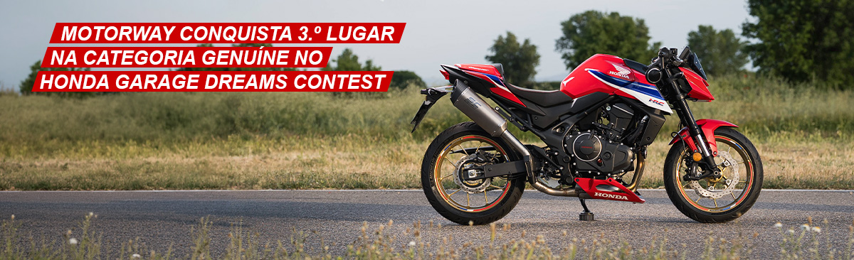 Motorway conquista 3.º lugar na categoria Genuíne no Honda Garage Dreams Contest