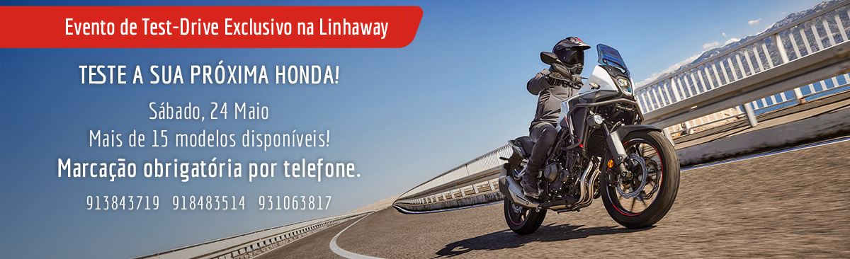 Test-Drive Honda na Linhaway – 24 de Maio 2025